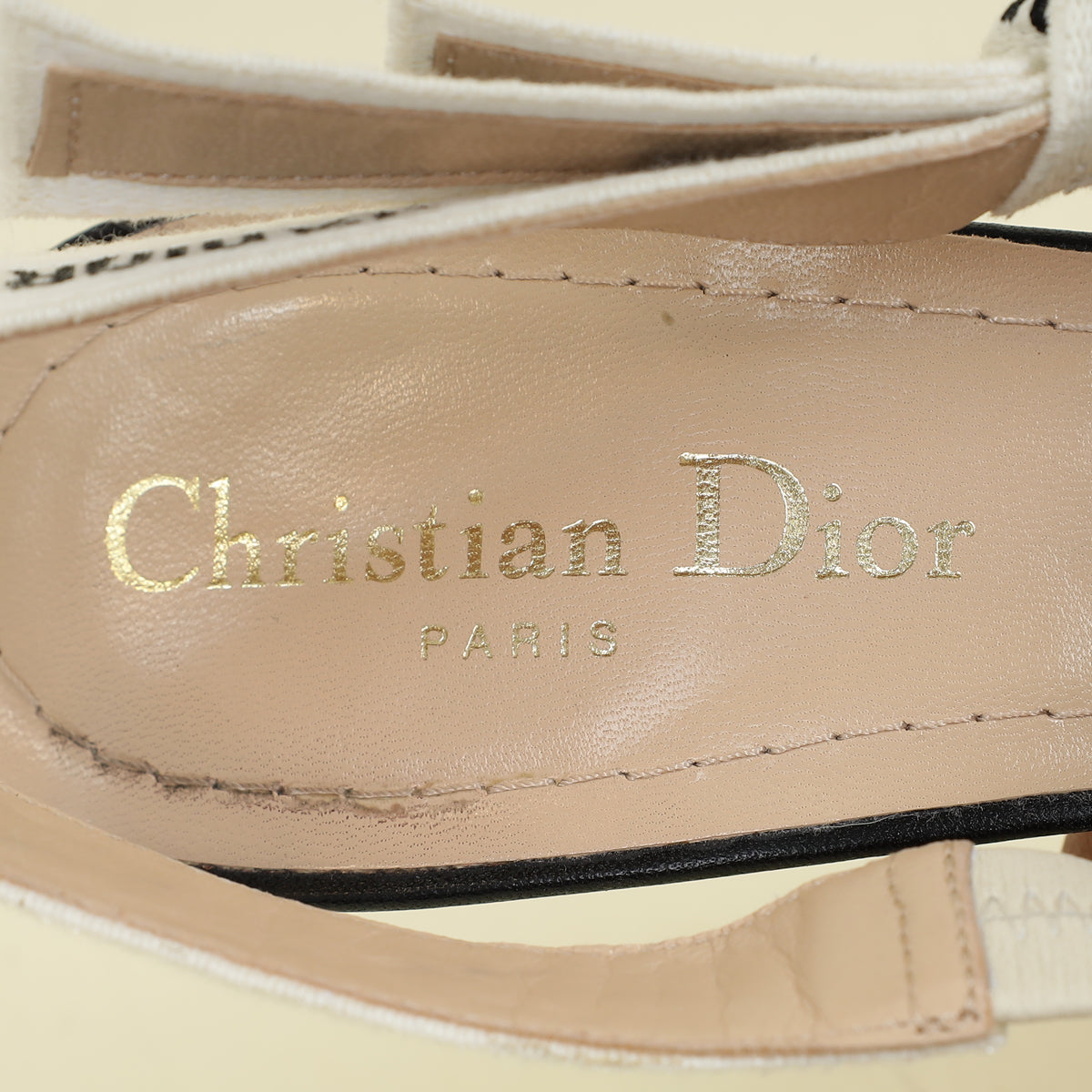Christian Dior Black J'Adior Slingback Pump 37