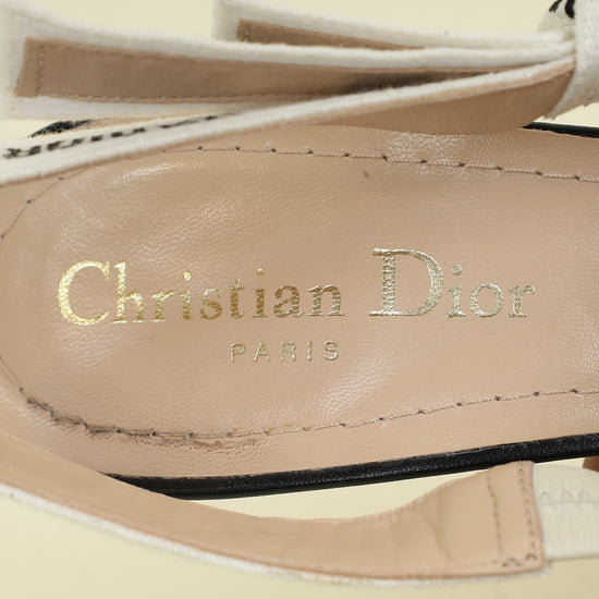 Christian Dior Black J'Adior Slingback Pump 37