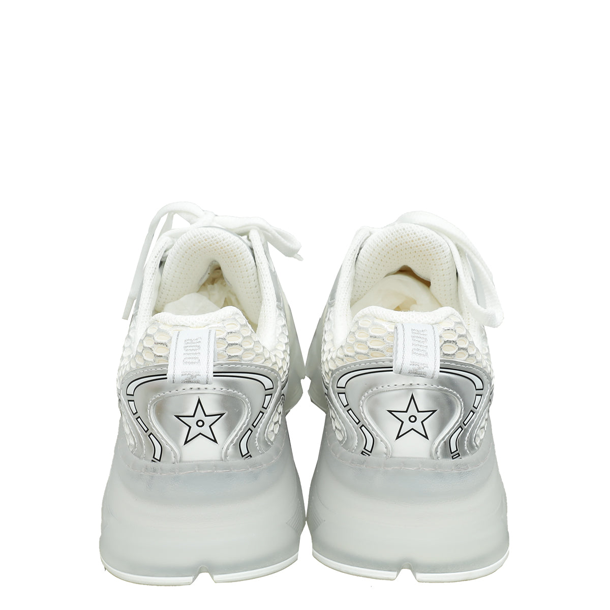 Christian Dior Bicolor Matte Technical Fabric Mesh Dior Vibe Sneakers 37
