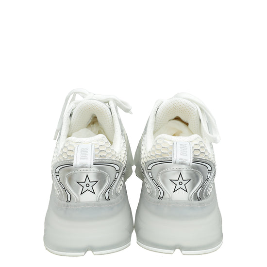 Christian Dior Bicolor Matte Technical Fabric Mesh Dior Vibe Sneakers 37