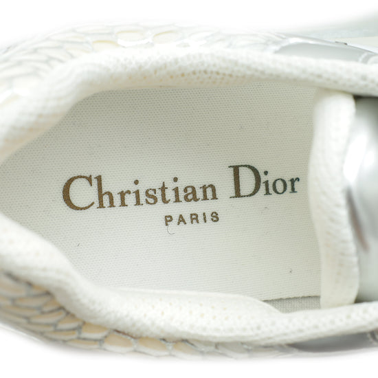 Christian Dior Bicolor Matte Technical Fabric Mesh Dior Vibe Sneakers 37