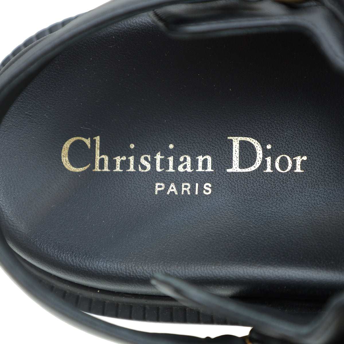 Christian Dior Black "Dioract" Sandal 37