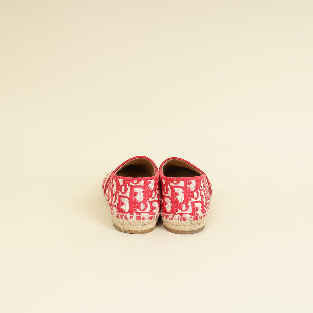 Christian Dior Red Granville Espadrille 38.5-Christian Dior-THE CLOSET