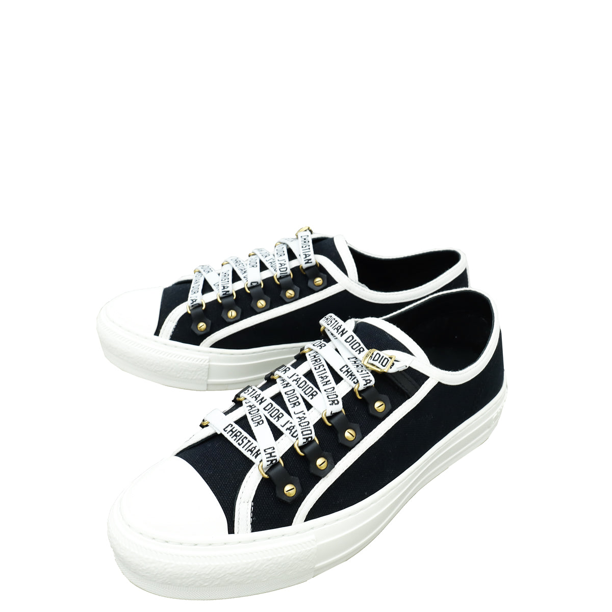 Christian Dior Bicolor Walk'n'Dior Low Top Sneaker 38.5