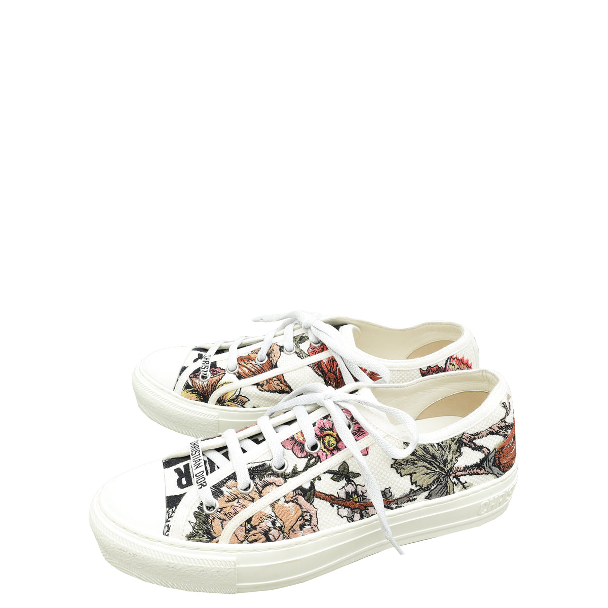 Christian Dior Multicolor Walk N' Dior Embroidered Low Top Sneaker 38.5-Christian Dior-THE CLOSET