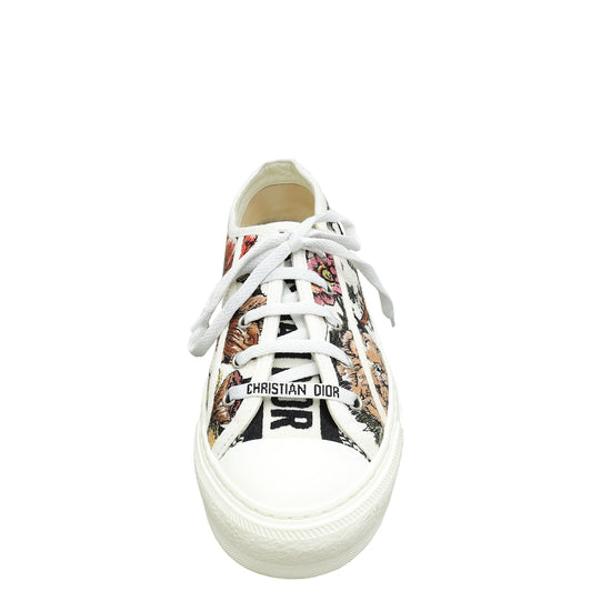 Christian Dior Multicolor Walk N' Dior Embroidered Low Top Sneaker 38.5