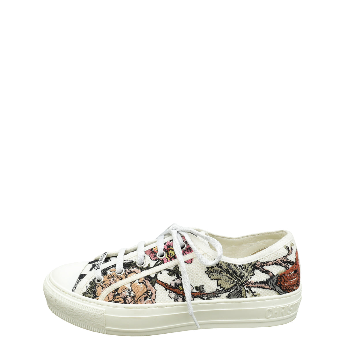 Christian Dior Multicolor Walk N' Dior Embroidered Low Top Sneaker 38.5