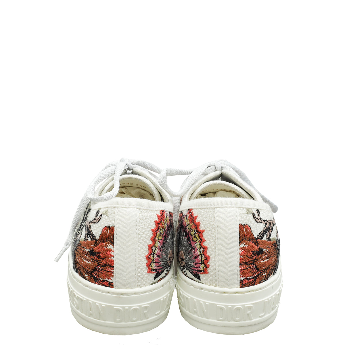 Christian Dior Multicolor Walk N' Dior Embroidered Low Top Sneaker 38.5