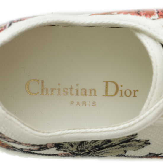 Christian Dior Multicolor Walk N' Dior Embroidered Low Top Sneaker 38.5