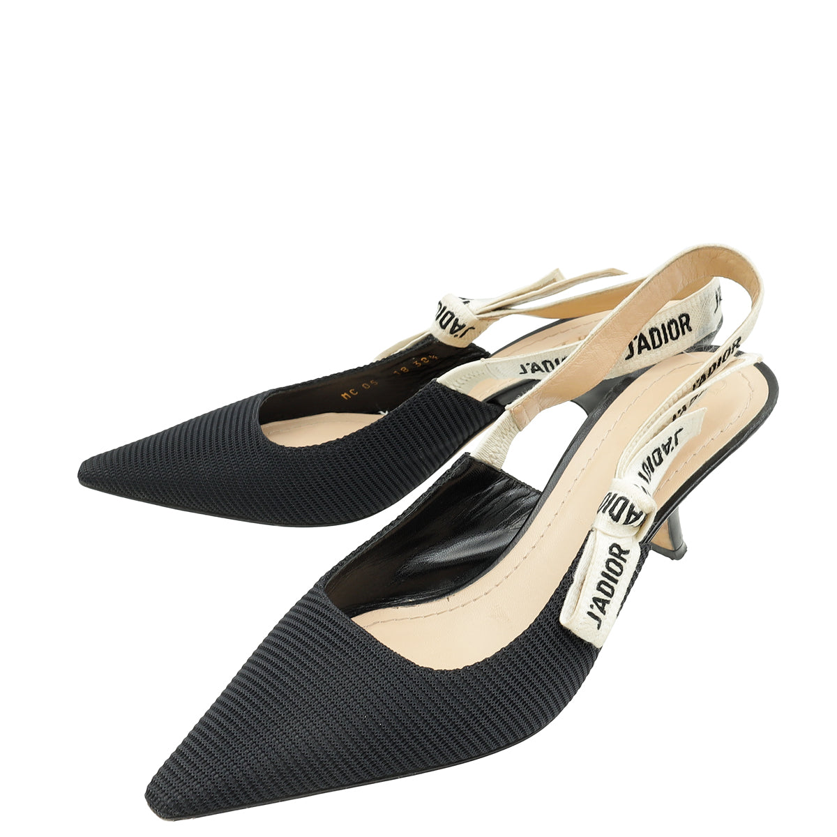 Christian Dior Black J'Adior Slingback Pump 38.5-Christian Dior-THE CLOSET