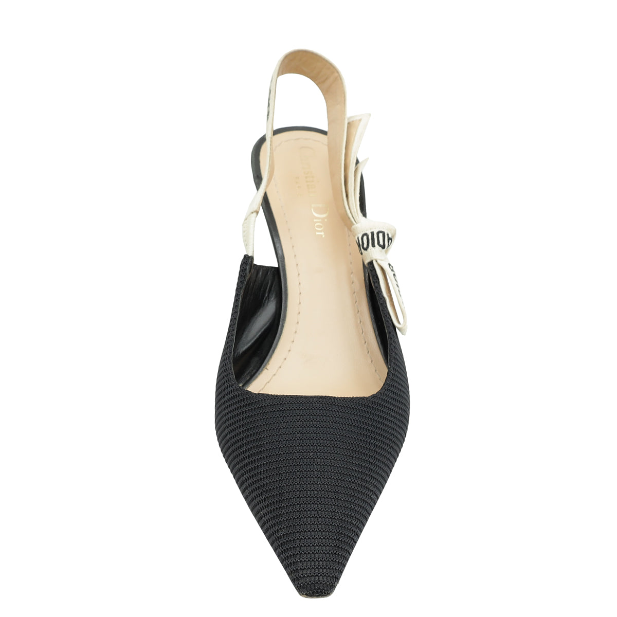 Christian Dior Black J'Adior Slingback Pump 38.5-Christian Dior-THE CLOSET