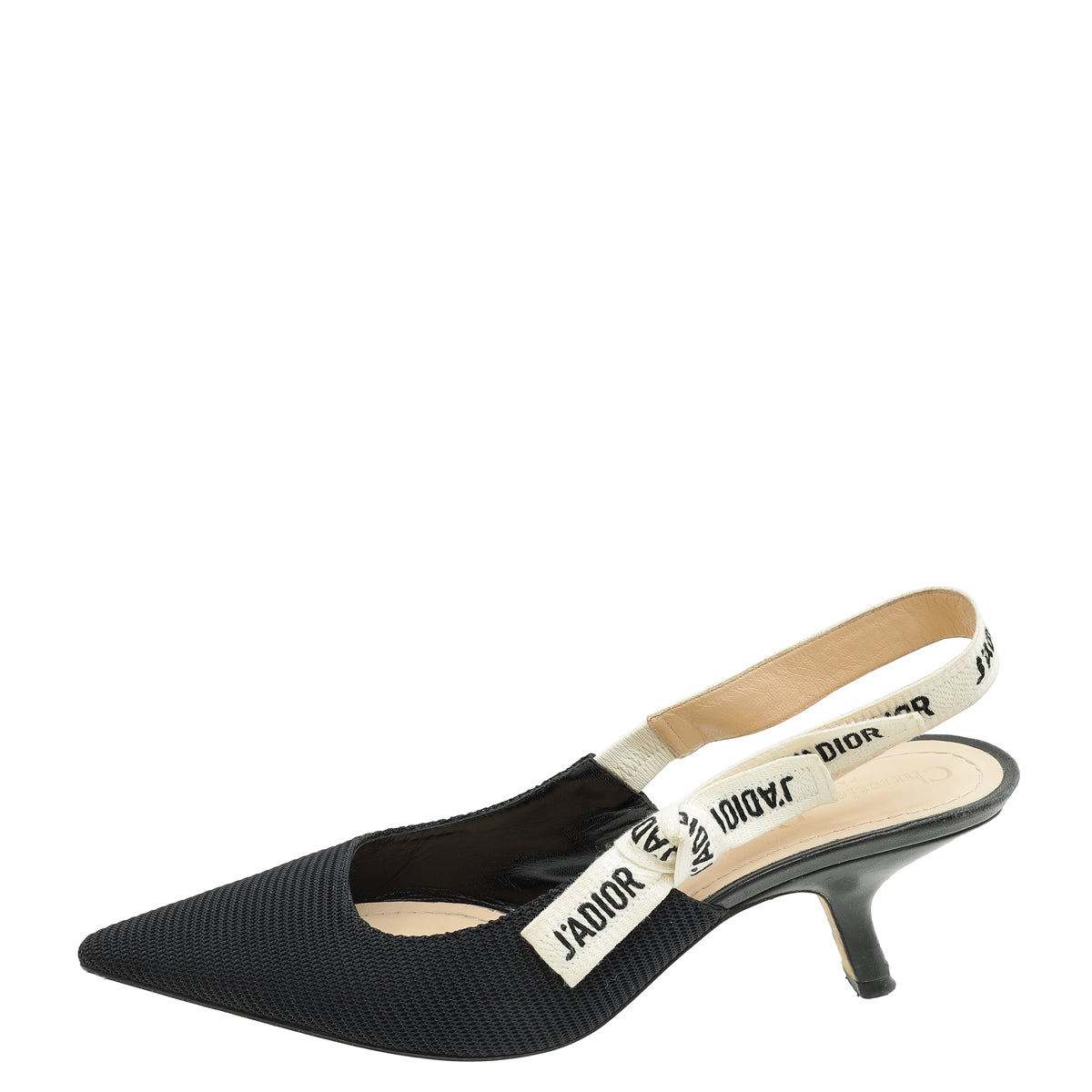 Christian Dior Black J'Adior Slingback Pump 38.5-Christian Dior-THE CLOSET