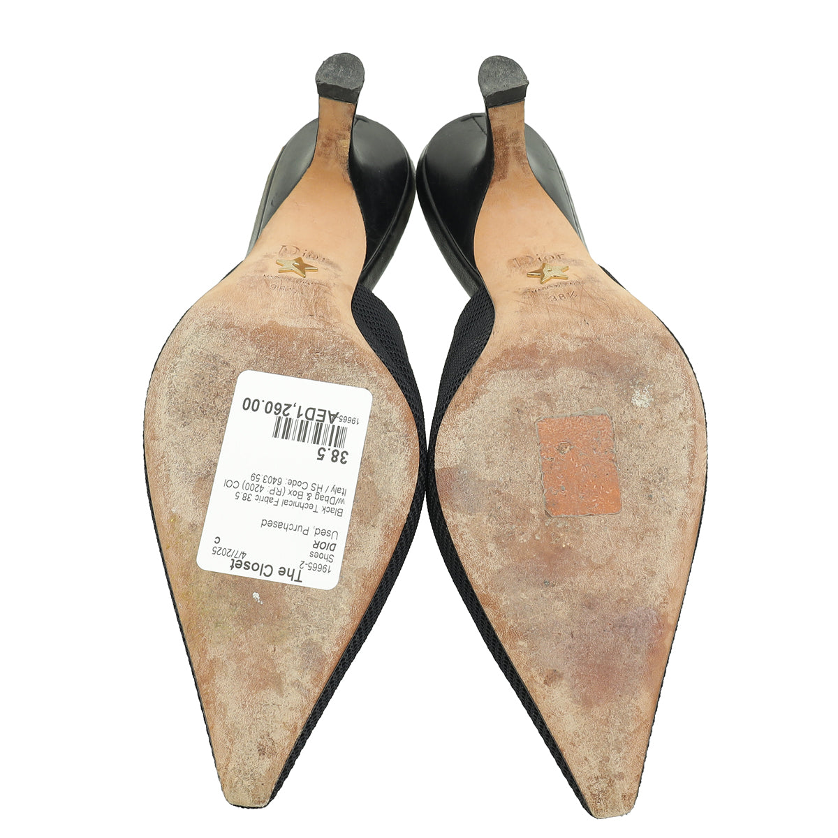 Christian Dior Black J'Adior Slingback Pump 38.5-Christian Dior-THE CLOSET