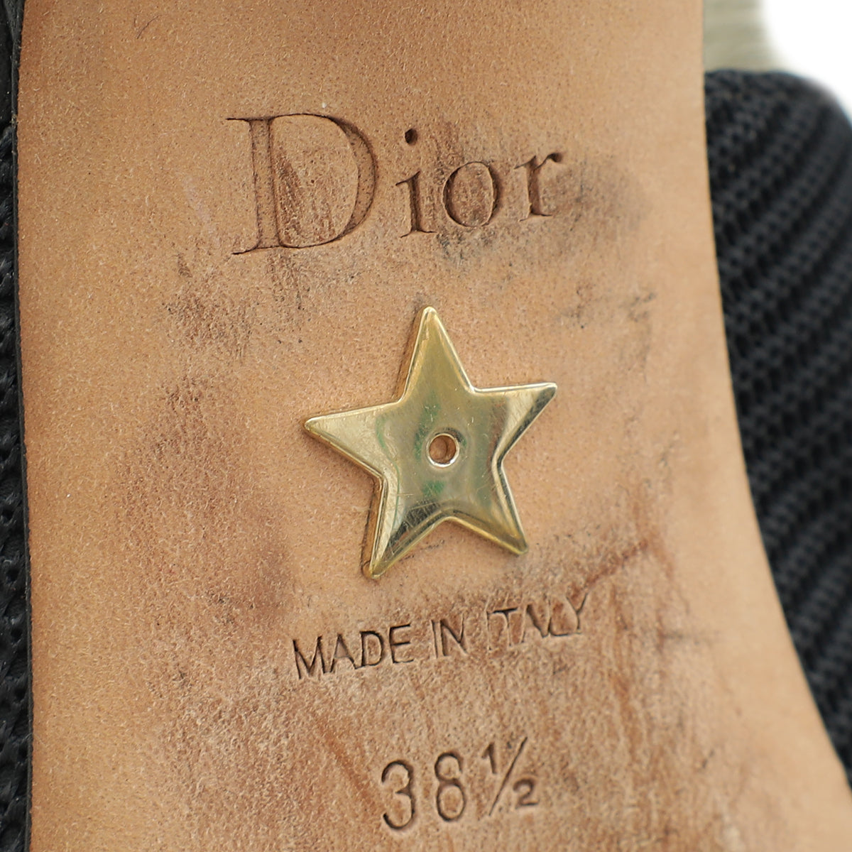 Christian Dior Black J'Adior Slingback Pump 38.5-Christian Dior-THE CLOSET