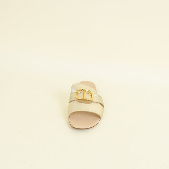Christian Dior Bicolor 30 Montaigne Slide 38.5