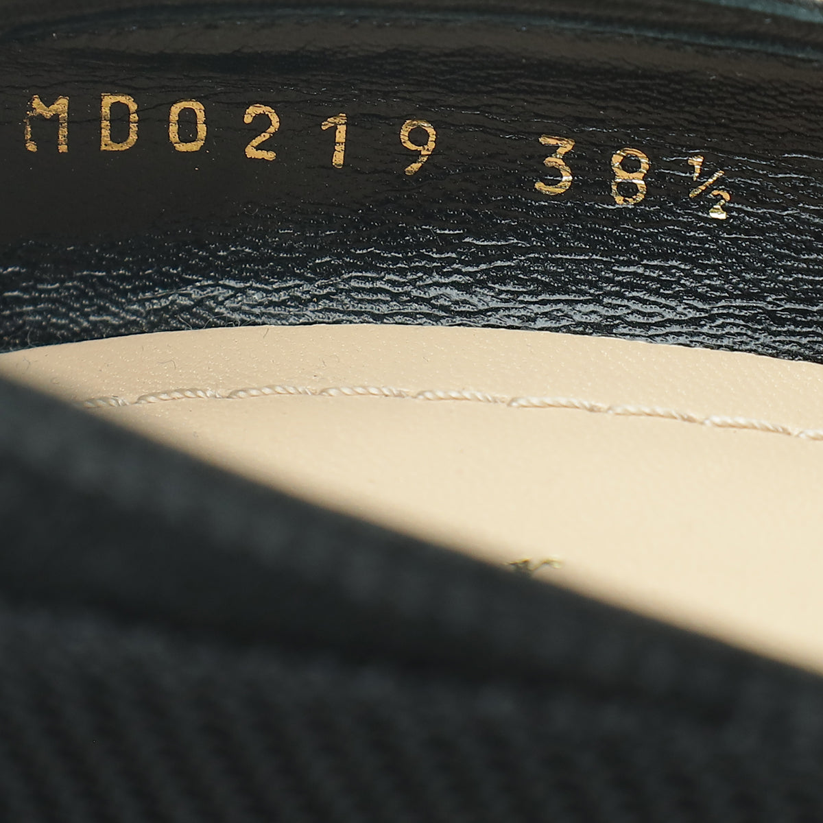 Christian Dior Black J'adior Ribbon Technical Fabric Pump 38.5