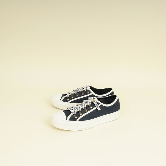 Christian Dior Navy Blue Walk'n'Dior Low Top Sneaker 38.5