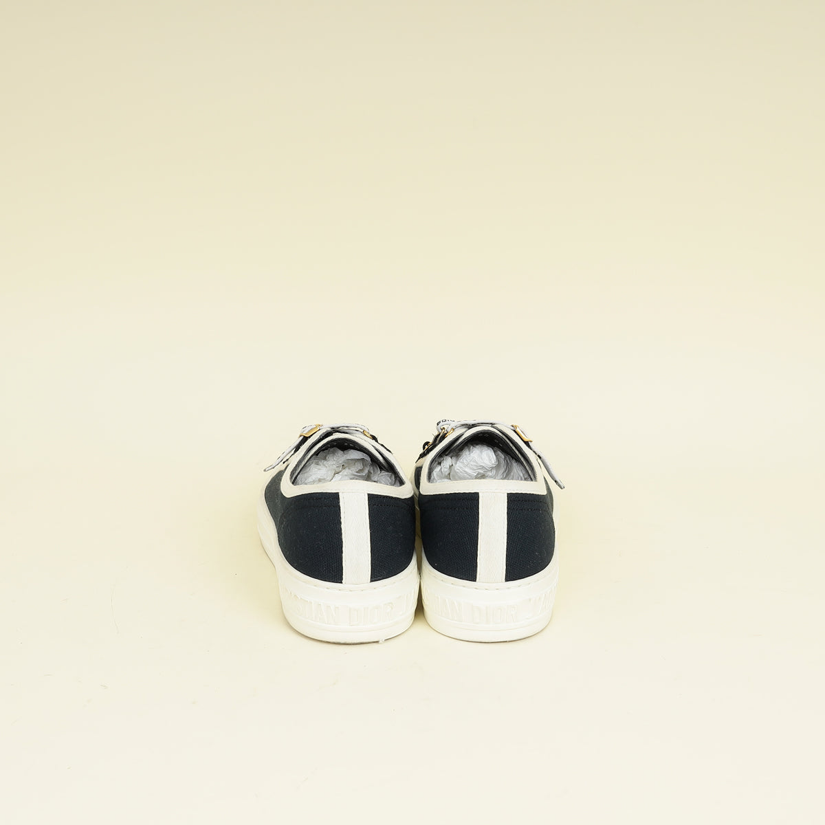 Christian Dior Navy Blue Walk'n'Dior Low Top Sneaker 38.5