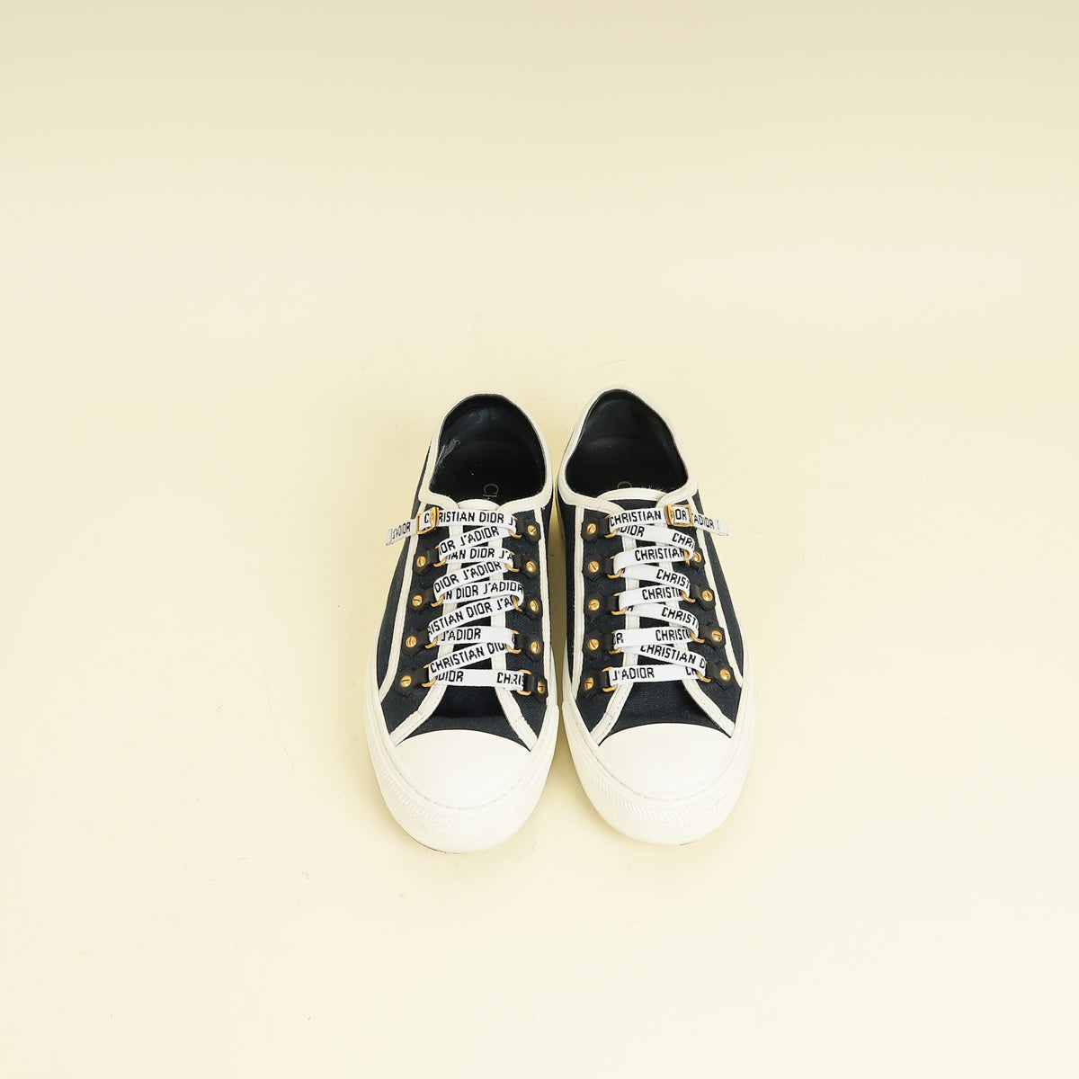 Christian Dior Navy Blue Walk'n'Dior Low Top Sneaker 38.5