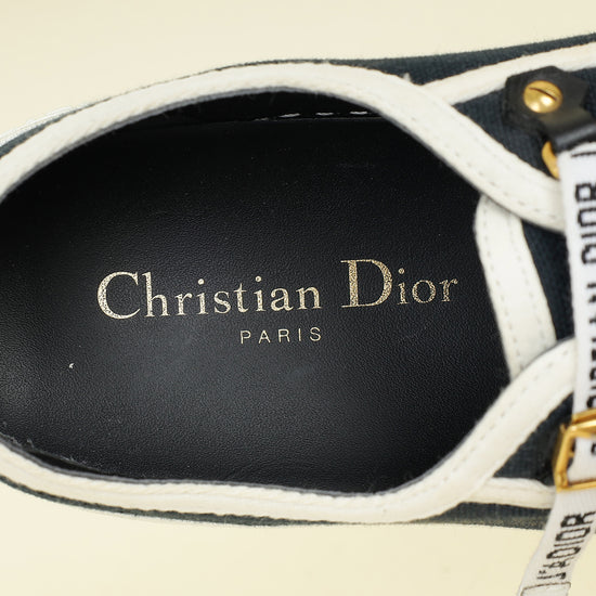Christian Dior Navy Blue Walk'n'Dior Low Top Sneaker 38.5