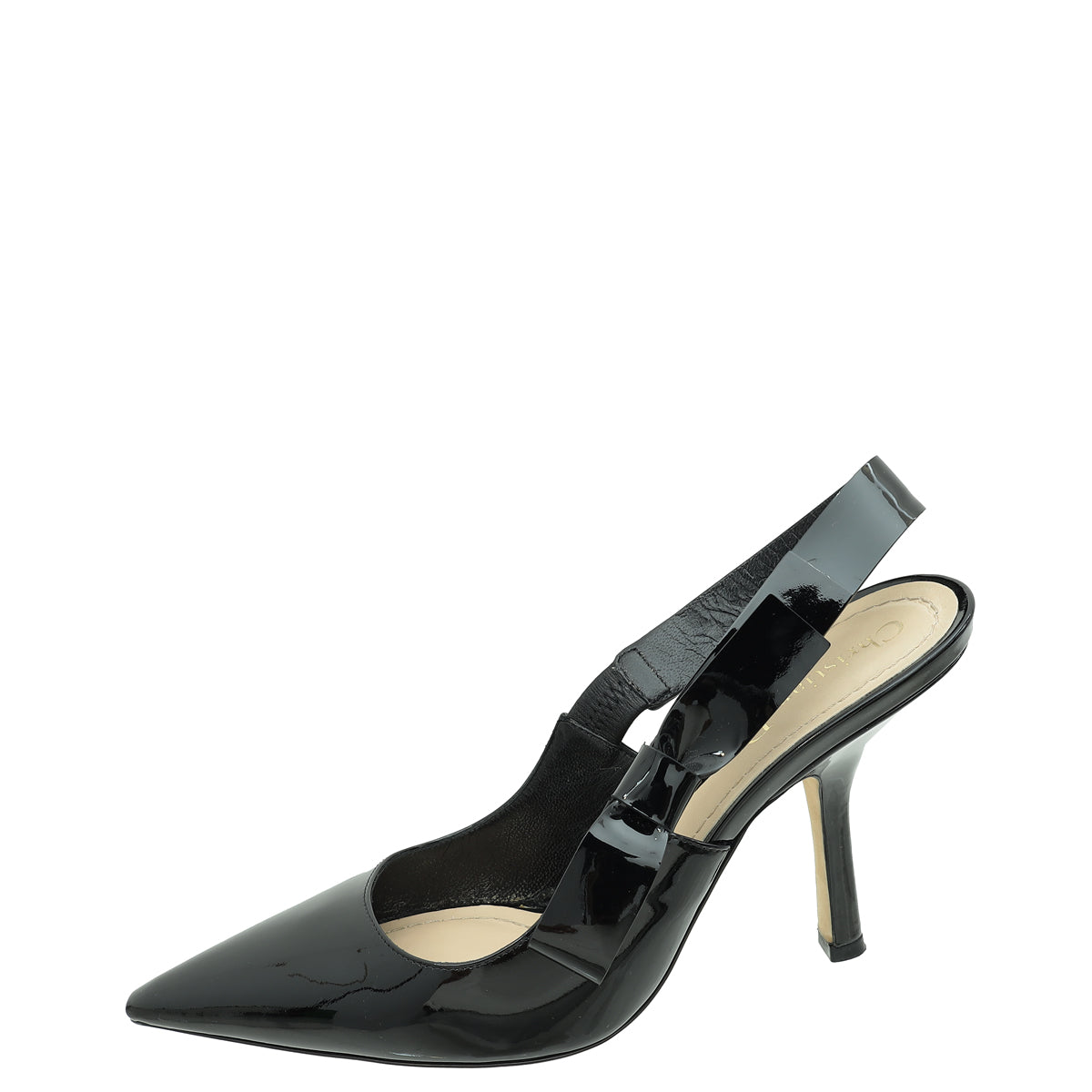 Christian Dior Black J'Adior Slingback Pump 38