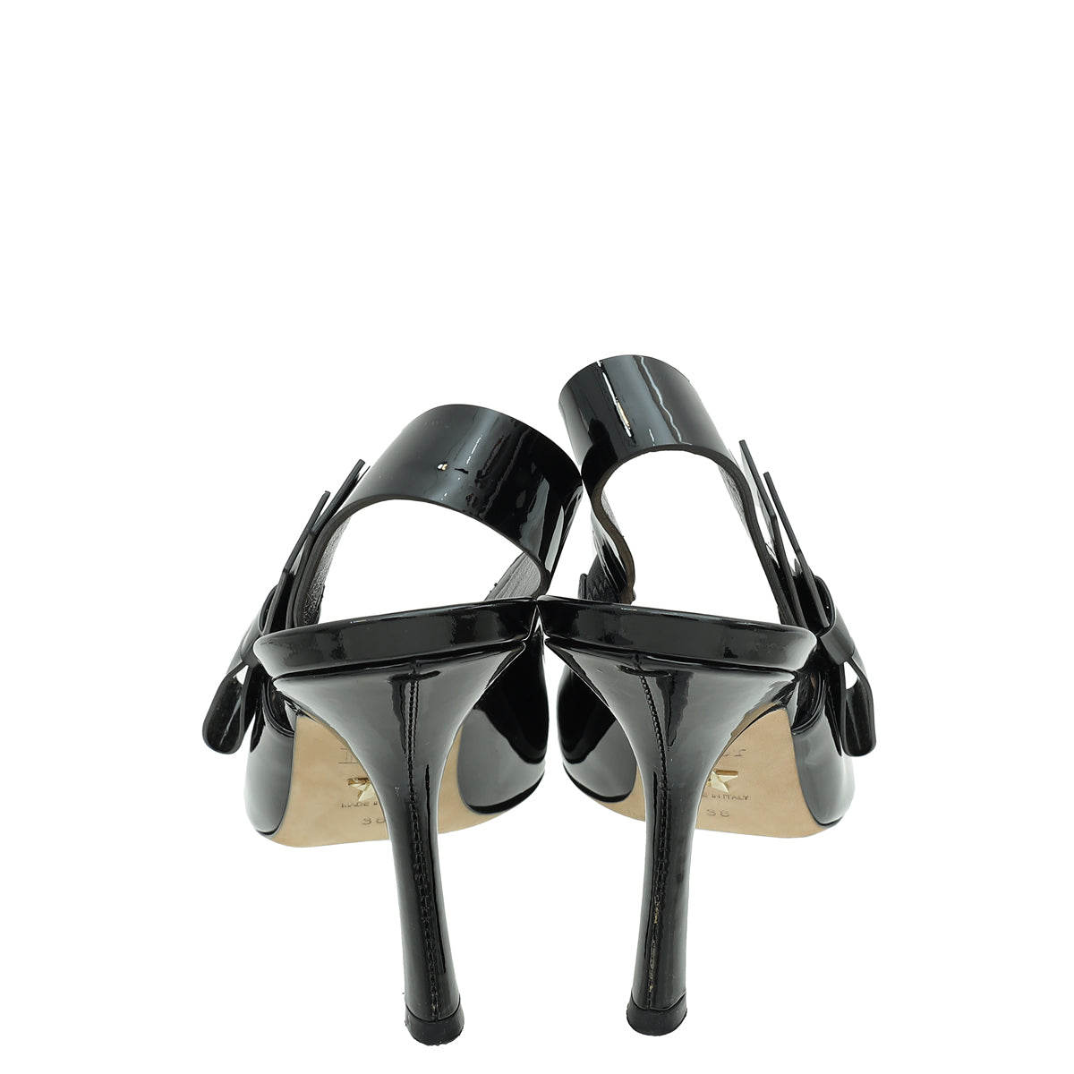 Christian Dior Black J'Adior Slingback Pump 38