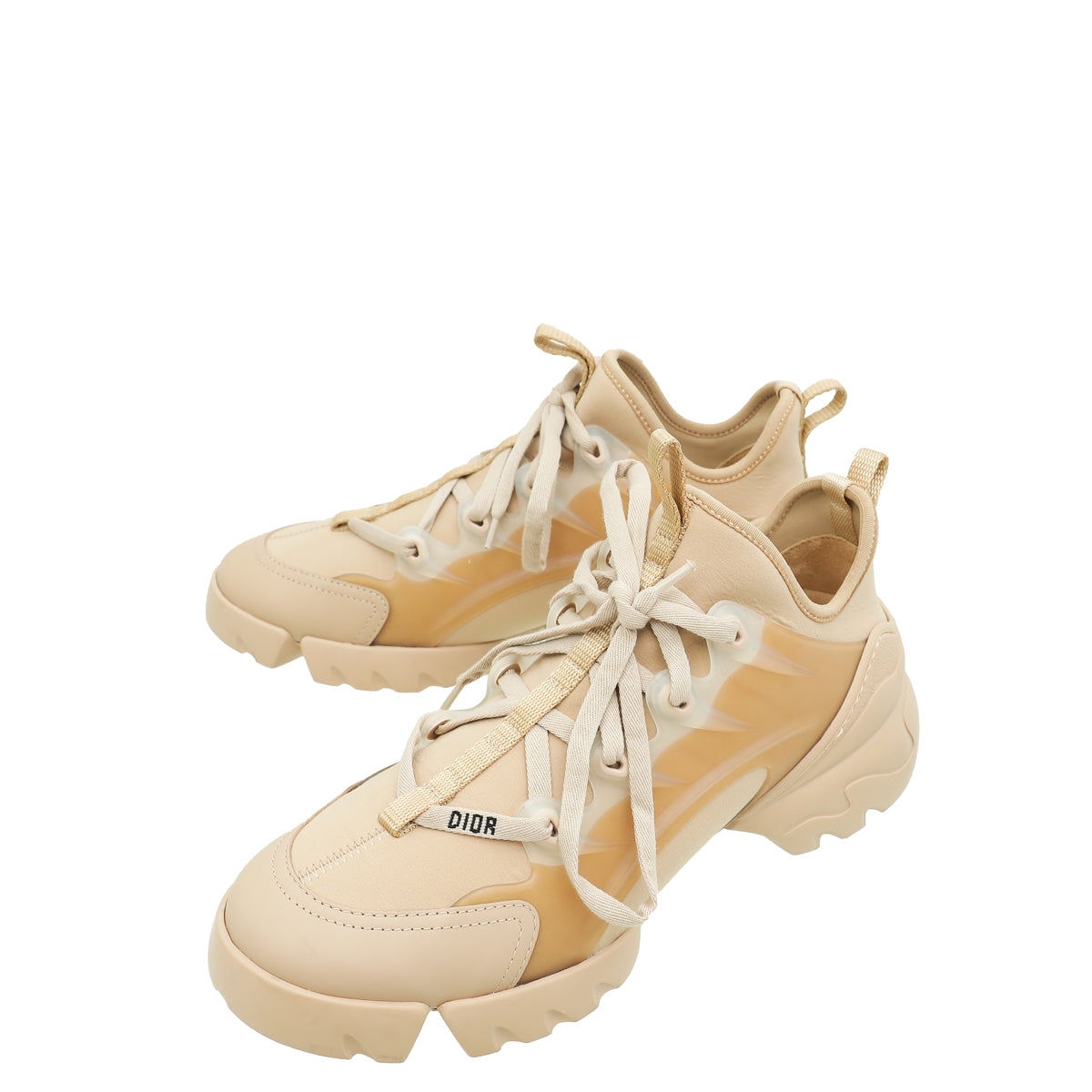 Christian Dior Nude D-Connect Sneakers 38-Christian Dior-THE CLOSET