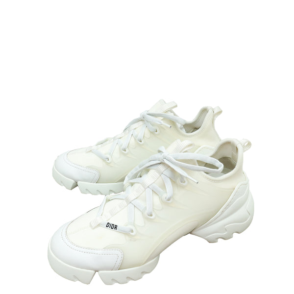 Christian Dior White D Connect Technical Fabric Sneaker 38 THE