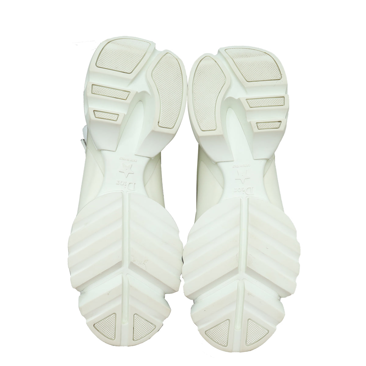 Christian Dior White D-Connect Technical Fabric Sneaker 38