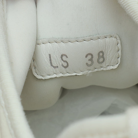 Christian Dior White D-Connect Technical Fabric Sneaker 38