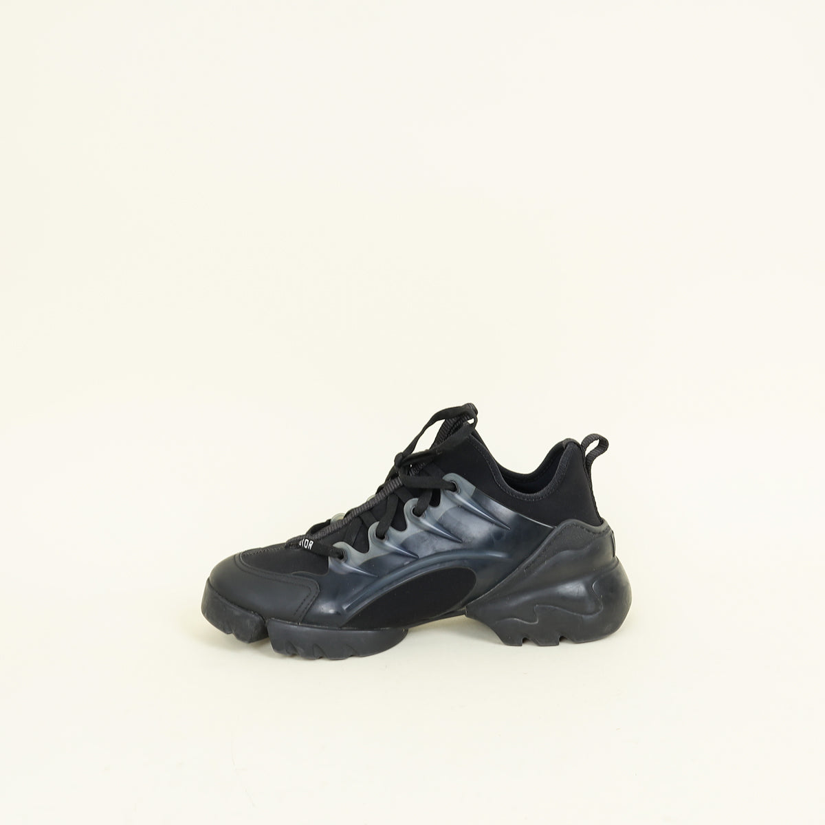 Christian Dior Black D Connect Sneakers 38