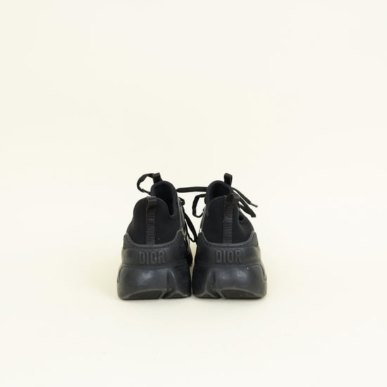 Christian Dior Black D Connect Sneakers 38