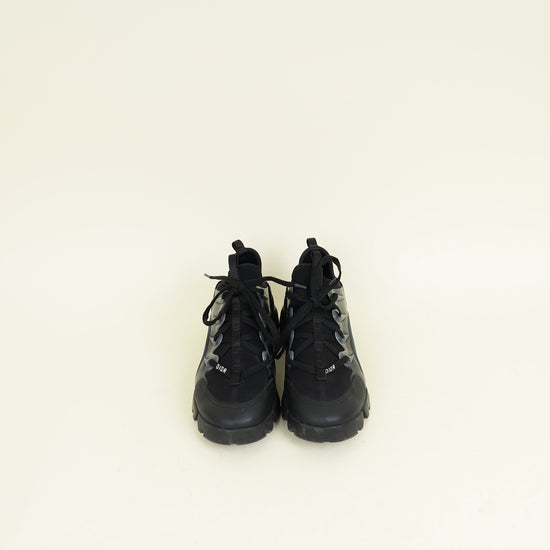 Christian Dior Black D Connect Sneakers 38
