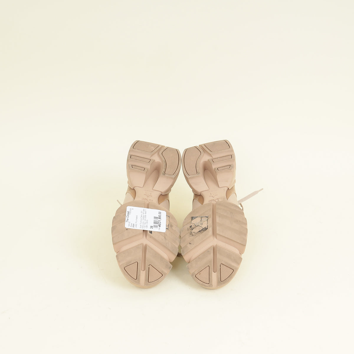Christian Dior Nude D Connect Sneakers 38