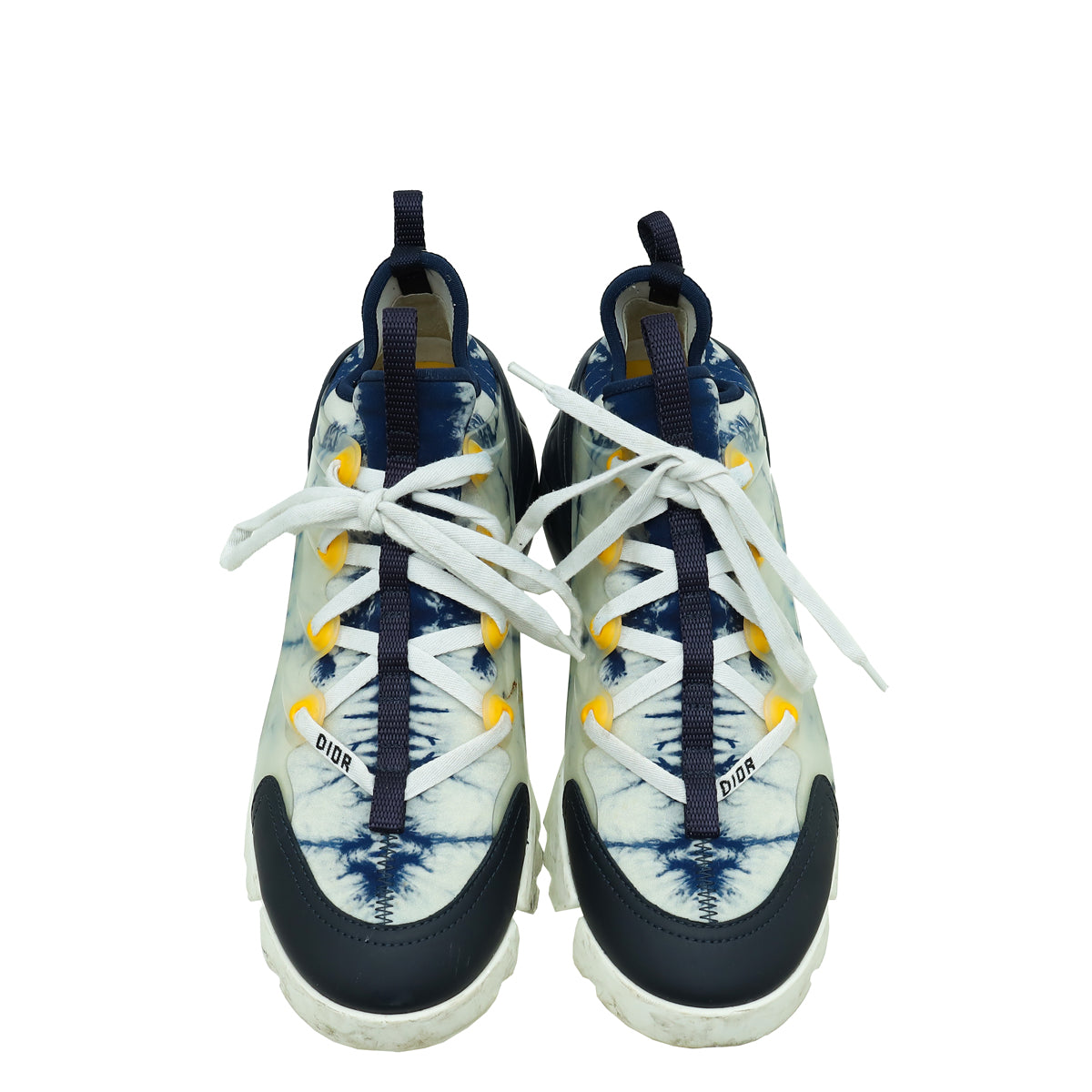 Christian Dior Navy Blue Printed Technical D-Connect Sneaker 39.5