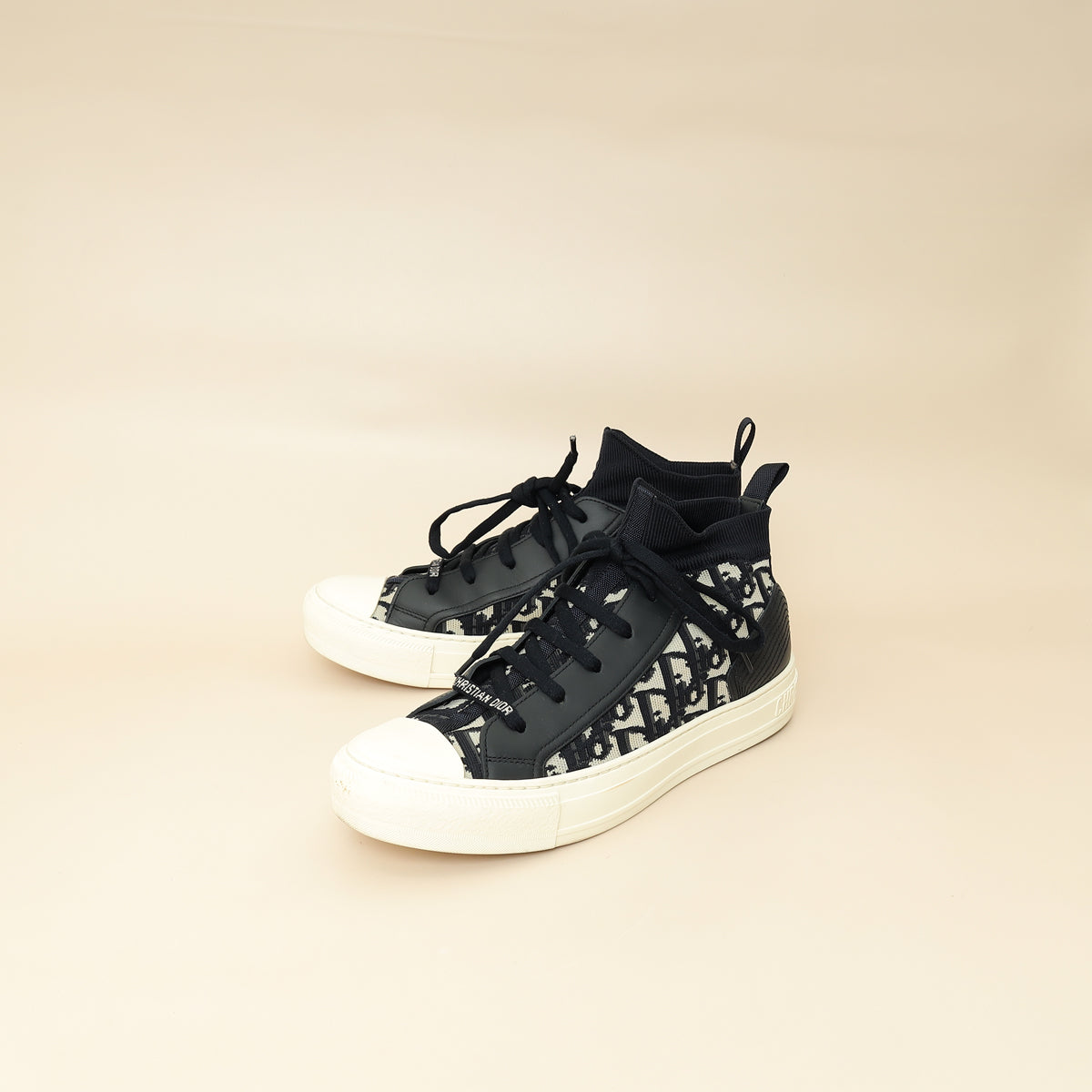 Christian Dior Navy Blue Walk'n'Dior Sock Sneaker 39.5-Christian Dior-THE CLOSET