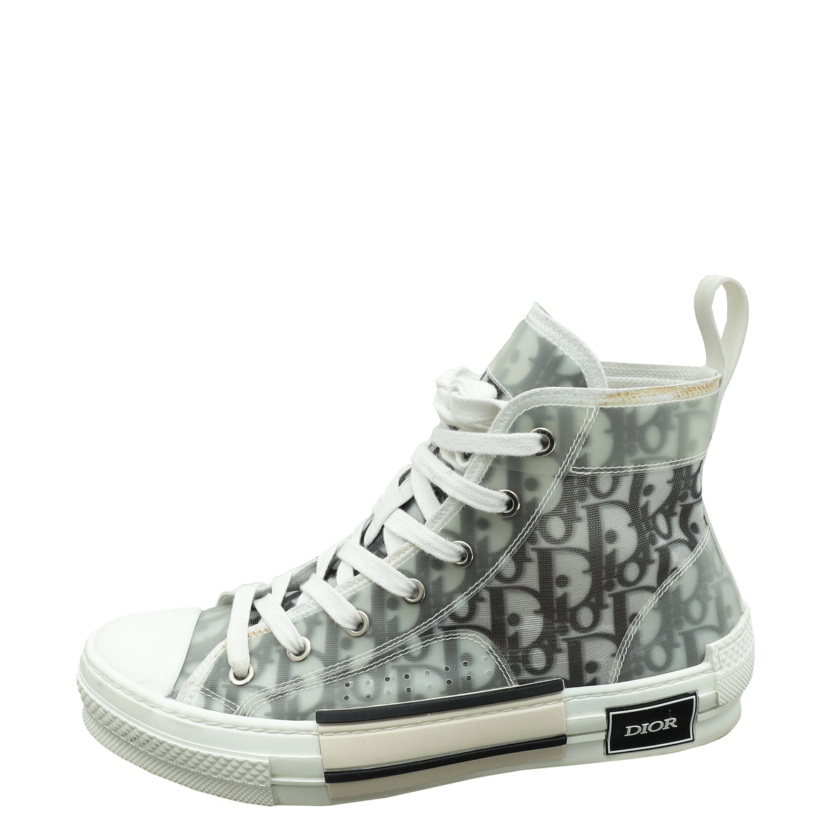 Christian Dior Bicolor Oblique B23 High Top Sneakers 39.5