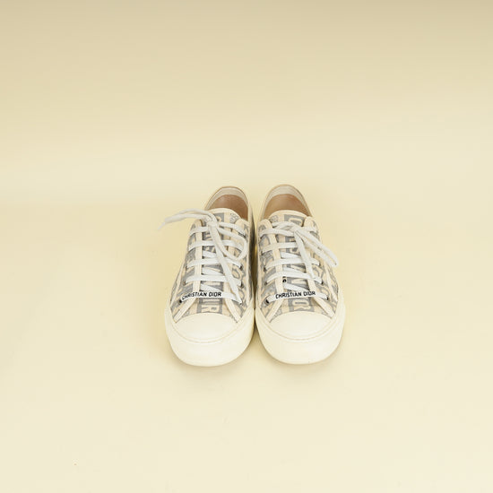 Christian Dior Grey Oblique Walk'n'Dior Sneaker 39.5