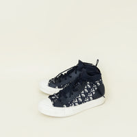 Christian Dior Bicolor Oblique Walk'N'Dior High Top Sneakers 39.5