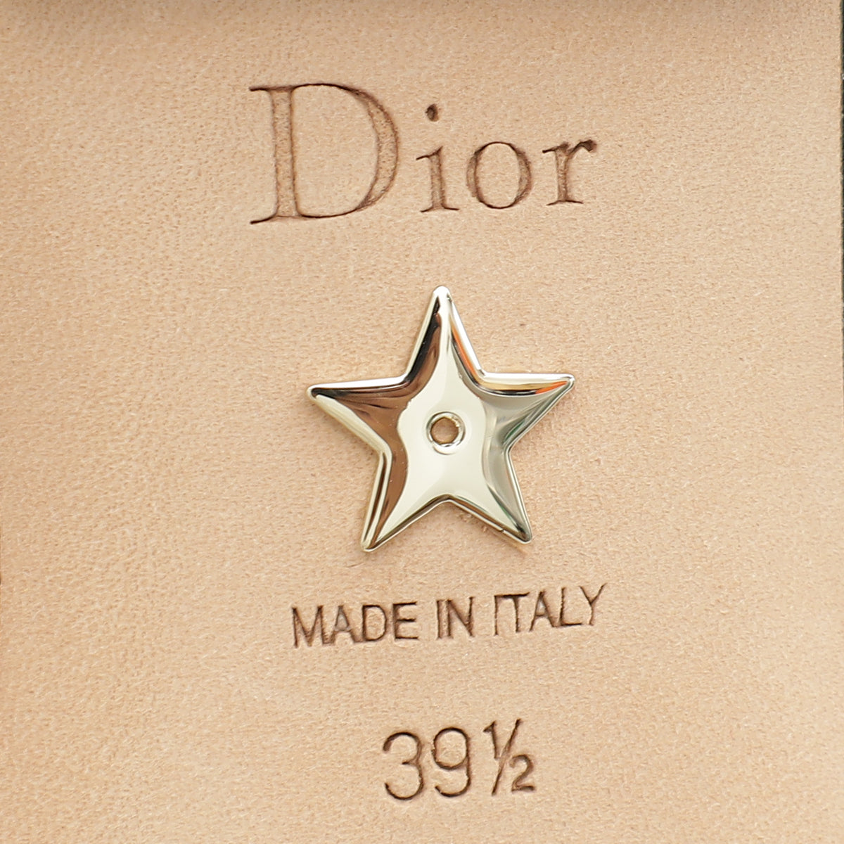Christian Dior Black J'Adior Technical Slingback Flat 39.5
