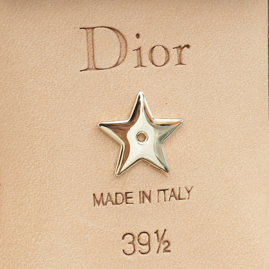 Load image into Gallery viewer, Christian Dior Black J&amp;#39;Adior Technical Slingback Flat 39.5
