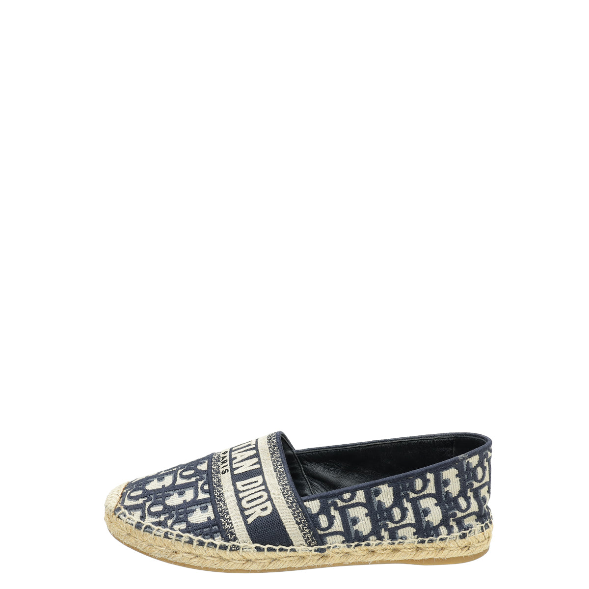 Christian Dior Deep Blue Oblique Granville Espadrille 39