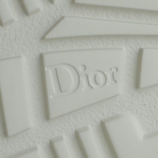 Christian Dior Bicolor Toile de Jouy Embroidered Dway Slide Sandal 39