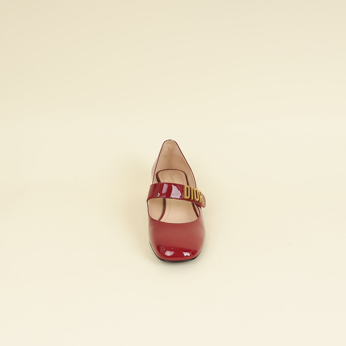 Christian Dior Red Baby-D Mary Jane Pumps 39-Christian Dior-THE CLOSET
