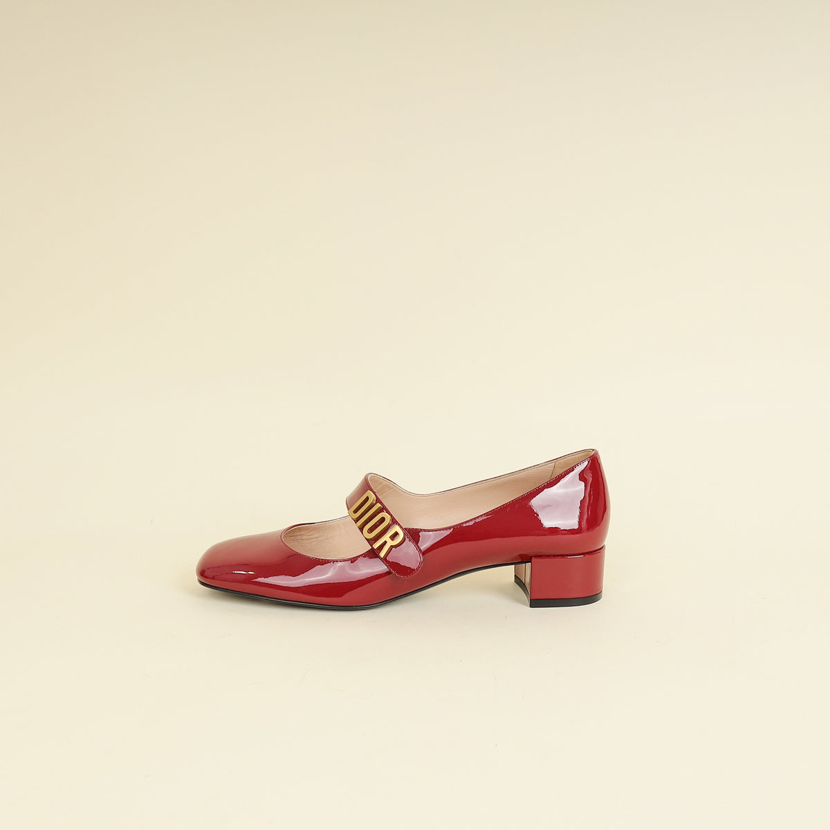 Christian Dior Red Baby-D Mary Jane Pumps 39-Christian Dior-THE CLOSET