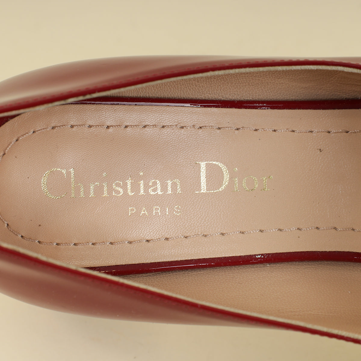 Christian Dior Red Baby-D Mary Jane Pumps 39-Christian Dior-THE CLOSET