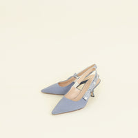 Christian Dior  Denim Blue J'Adior Slingback Pump 39