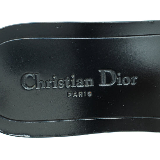 Christian Dior Black Dio(r)evolution Slide Sandals 39