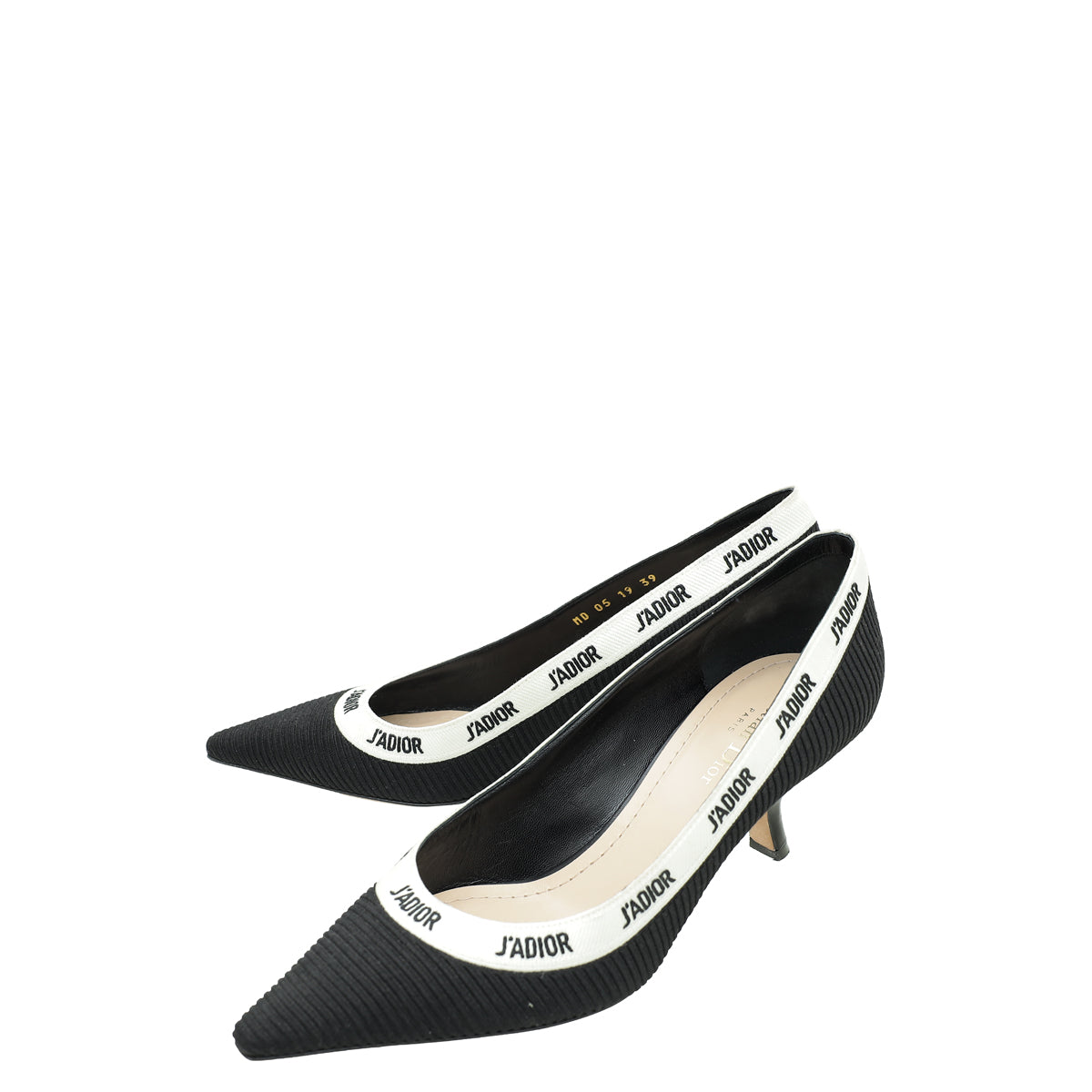 Christian Dior Black Technical Fabric J'Adior Pump 39 â THE CLOSET