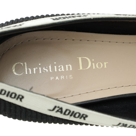 Christian Dior Black Technical Fabric J'Adior Pump 39